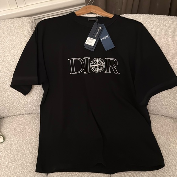 Dior Archives Labels T-Shirt, Relaxed Fit
Black Cotton Jersey size Large. - Picture 1 of 9